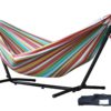Vivere Double Hammock With Space Saving Steel Stand Salsa - $23.95
