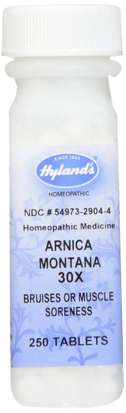 Arnica Montana 30X (Bruises & Muscle Soreness) Hylands 250 Tabs - $12.95