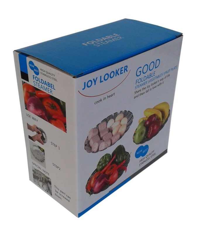 Joy Looker 100% Stainless Steel Vegetable Pot Steamer Basket 10.5 Inch - $15.95