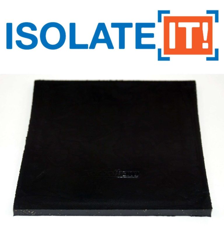 Isolate It!: Sorbothane Vibration Isolation Square Pad 0.25" Thick 6" X 6" 70.. - $41.95