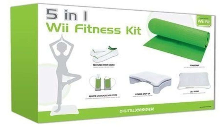 Digital Gadgets 5 In 1 Nintendo Wii Fitness Accessory Kit Exercise Yoga Mat G.. - $26.95
