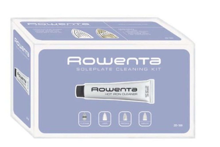 Rowenta Zd100 Non-Toxic Stainless Steel Soleplate Cleaner Kit For Steam Irons - $13.95