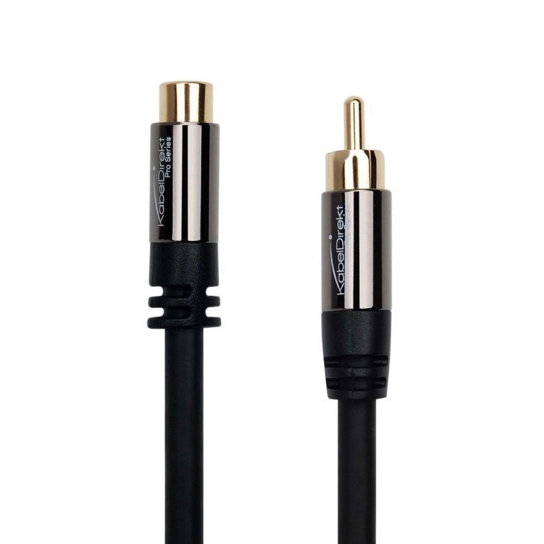 Kabeldirekt (20 Feet) Rca Extension Cable ( Rca Male To Rca Female)- Pro Series - $14.95