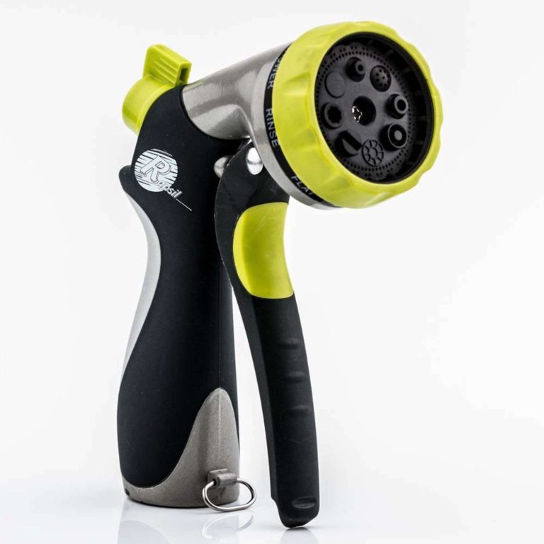 Garden Hose Nozzle - Hand Sprayer - 8 Pattern Adjustable Heavy Duty Metal Con.. - $19.95