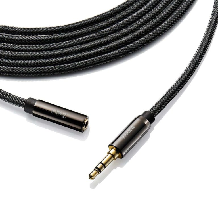 Zeskit 12' Premium Audio Cable - 3.5Mm Braided Nylon Stereo Audio Cable (Male.. - $13.95
