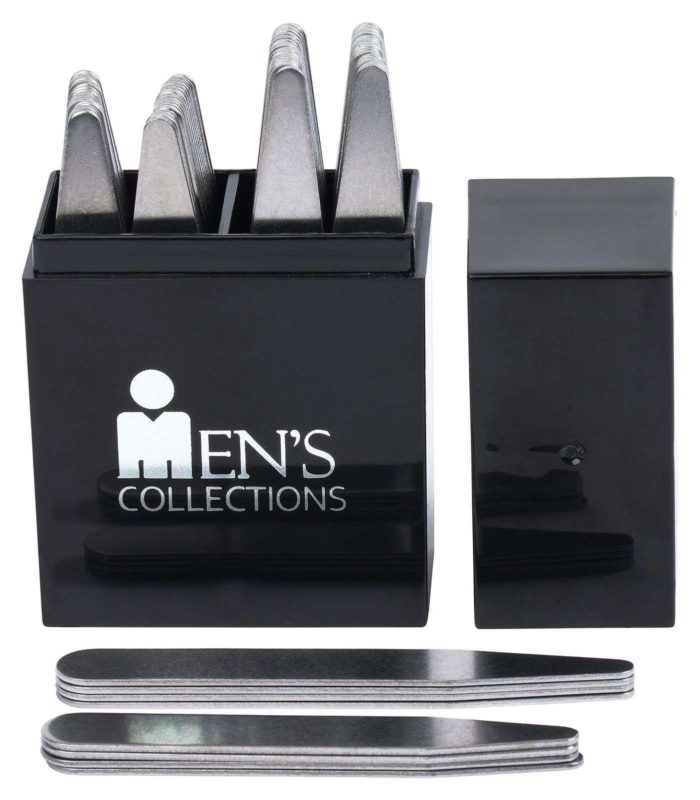 50 Metal Collar Stays In A Divided Box 24 - 2.2" & 26 - 2.5" - $17.95