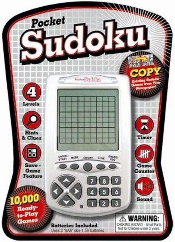 Sudoku Electronic Pocket Arcade - $18.95