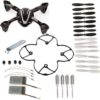Avawo For Hubsan X4 H107L 8-In-1 Quadcopter Black/White Spare Parts Crash Pac.. - $19.95