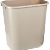 Rubbermaid Commercial Plastic 7-Gallon Trash Can Beige - $9.95