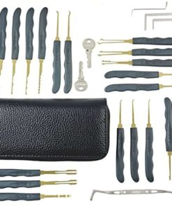 Leather Titanize Metal 10 Scissors Style Lock Opener+10 Single Hook Lock Tool.. - $15.95