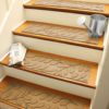 Aqua Shield Brittany Leaf Stair Treads 8.5 By 30-Inch Gold Set Of 4 - $56.95