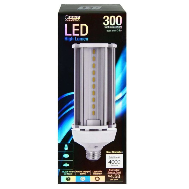 Feit C4000/5K/Led 300W Replacement 5000K Non-Dimmable Led Light Bulb - $44.95