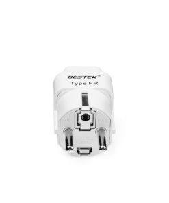 Bestek Grounded Universal Plug Adapter Travel Adapter For France - 3 Pack - $11.95
