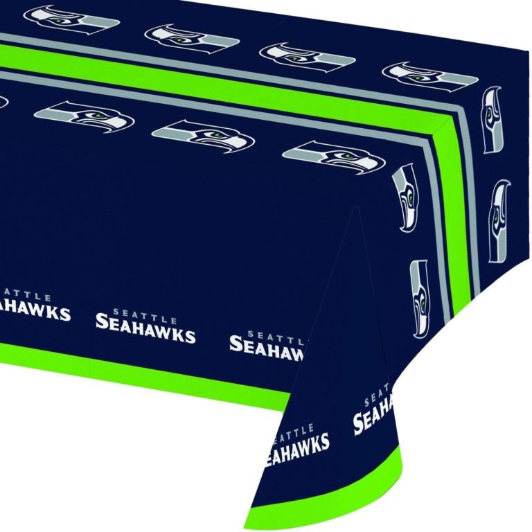 Creative Converting All Over Print Seattle Seahawks Plastic Banquet Table Cover - $12.95