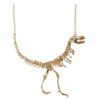 Jane Stone Dinosaur Vintage Necklace Short Collar Gold - $20.95