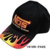 Nos 19109F Nos Cotton Flame Designed Ball Cap With Nos Logo - $37.95