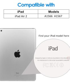 JETech Case for iPad Air 2 (Not for iPad Air 1st Edition), Auto Wake/Sleep, Black - $12.95