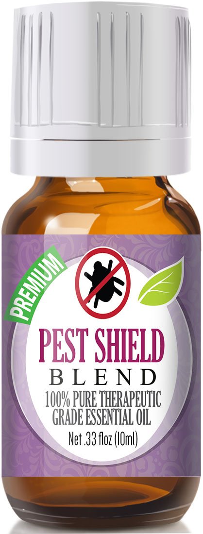 Pest Shield Blend 100% Pure, Best Therapeutic Grade Essential Oil - 10ml - Citronella, Cedarwood, Amyris, Sweet Orange and Pine - $14.95