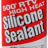 Rutland Products Not 76C 500-Degree RTV High Heat Silicone Seal, 10.3-Ounce Cartridge, Clear PACK - $13.95