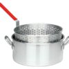 Bayou Classic 10 Quart Aluminum Fry Pot and Basket with Cool Touch Handle - $11.95