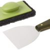 Little Griddle GK540 Heavy Duty Professional Grade Stainless Steel Blade Scraper and Restaurant Grade Scrubber for Cleaning Outdoor Gas or Charcoal Grill Griddles - $38.95