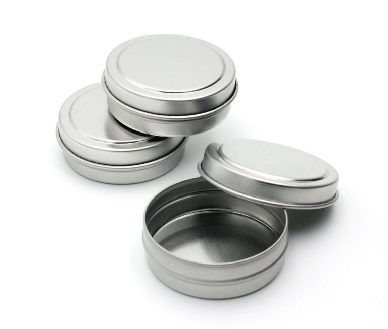 MagnaKoys Empty Slip Slide Round Tin Containers for Lip Balm, Crafts, Cosmetic, Candles, Storage Kit 1/2 Oz (14) 14 - $18.95