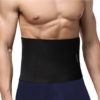 Ohuhu Waist Trimmer, Adjustable Neoprene Ab Trainer Belt for Back Support, Weight Loss, Sweat Enhancer, Body Slimmer, Fits Up to 44 Inches, for Men & Women - $20.95