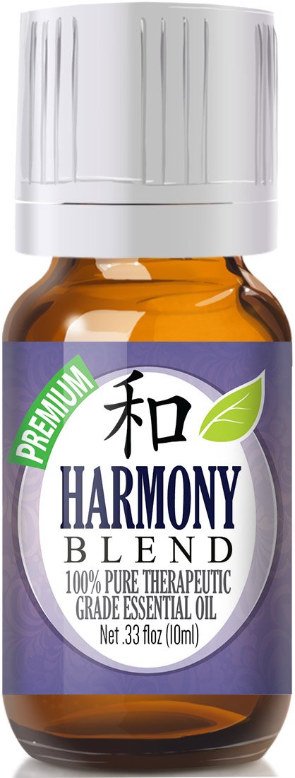 Harmony Blend 100% Pure, Best Therapeutic Grade Essential Oil - 10ml - Lemon Eucalyptus, Eucalyptus, Clove Leaf, Lavender and Cypress - $14.95