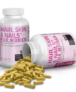 Hair, Skin & Nails with Biotin Extra Strength Vitamin Supplement for Women, 100 Capsules - $20.95