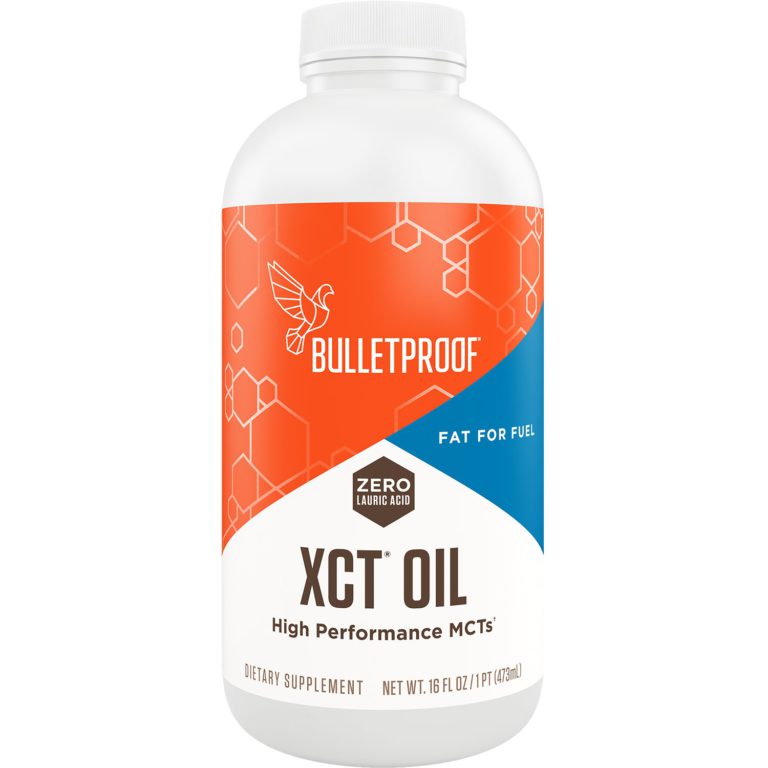 Bulletproof XCT Oil, Perfect for Keto and Paleo Diet, 100% Non-GMO Premium C8 C10 MCT Oil, Ketogenic Friendly, Responsibly Sourced from Coconuts Only, Made in The USA (16 oz) 16 Fl Oz - $20.95