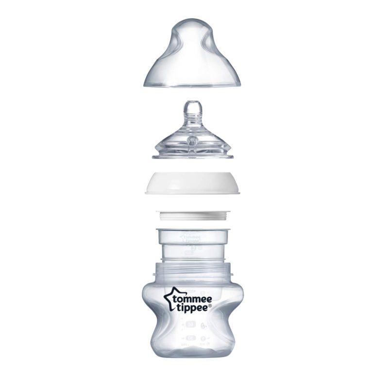 Tommee Tippee Closer to Nature First Feed Baby Bottle, Extra-Slow Flow Breast-like Nipple, BPA-Free - 5 Ounce, 1 Count - $22.95