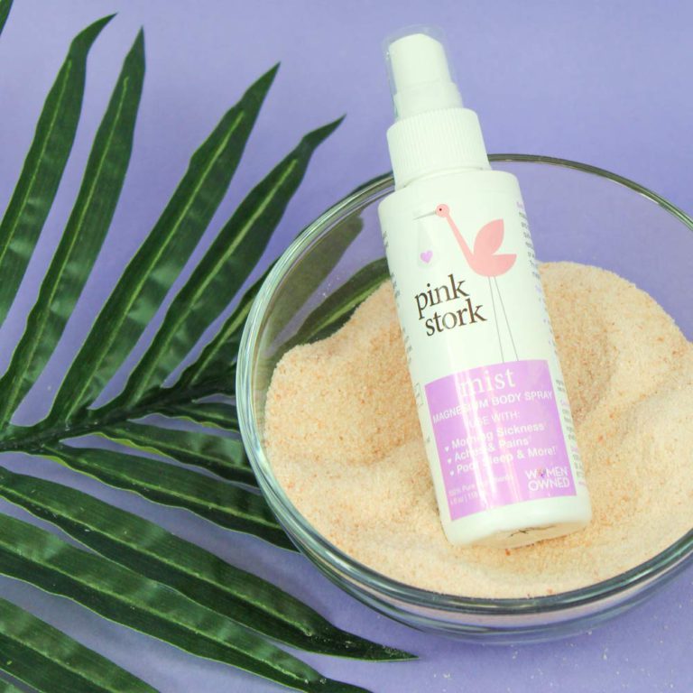 Pink Stork Mist: Magnesium Spray for Morning Sickness & Nausea Relief -Supports Energy Levels, Sleep Quality & More -Supports Calm and Relaxation - Dead Sea Magnesium and Purified Water - $13.95