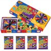 Jelly Belly 3.5 oz BeanBoozled Spinner Wheel Game Jelly Bean Gift Box with 4 - 1.9 oz BeanBoozled Jelly Bean Refills (Party Pack) - $33.95