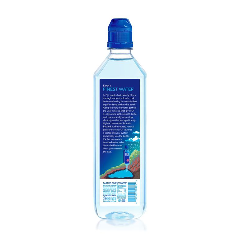 Fiji Natural Artesian Water, 23.7 Fl Oz Sports Cap Bottle (12-Pack) 700mL Sports Cap (12 Bottles) - $26.95