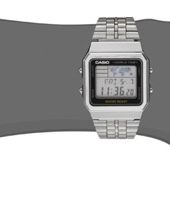 Casio Men's A500WA-1ACF Classic Silver-Tone Watch - $38.95