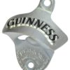 Guinness Wall Mounted Bottle Opener - Metal Bottle Cap Remover for Bar or Kitchen (Black) Black - $21.95