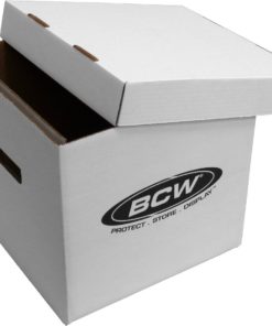 BCW-BX-33RPM-BOX - 12" Record Album Storage Box with Removable Lid - Holds Up to 65 Vinyl Records - White - (5 Boxes) 5-Pack 3 61XEXrPxDzL