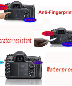 PCTC Screen Protector Compatible for Sony A6400 A6000 A6300 A5000 Nex-7 NEX-6 NEX-5 NEX-6L NEX-3N Tempered Glass Cover Anti-scrach Anti-Fingerprint High Transparency Foils (4 Pack) - $11.95