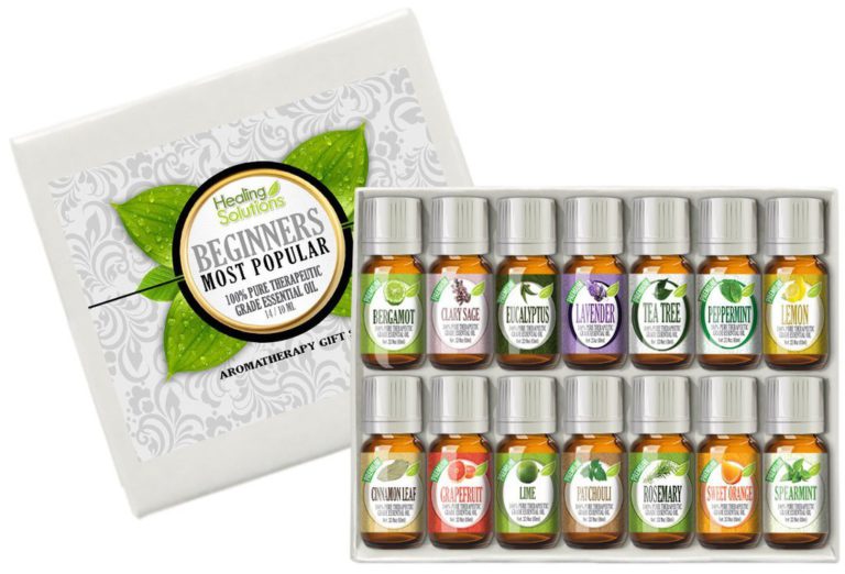 Healing Solutions Beginners Aromatherapy Essential Oil Kit (Pack of 14) 14 Count - $35.95