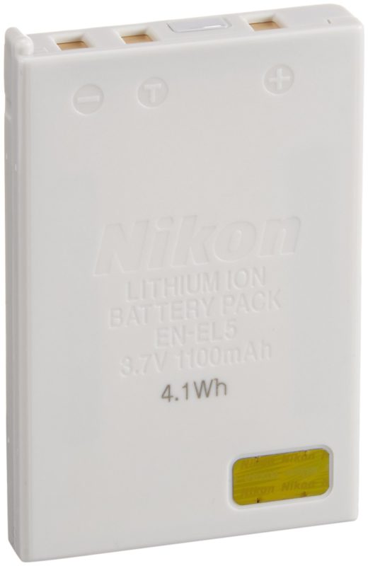 Nikon EN-EL5 Rechargeable Li-ion Battery for Coolpix P3, P4. P5000, S10, 3700, 4200, 5200, 5900 & 7900 Digital Cameras - Retail Packaging (Discontinued by Manufacturer) - $35.95
