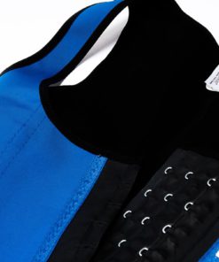 Ann Chery Women's 3 Hook Long Deportiva Latex Vest Body Shaper 2022 38 Blue - $53.95