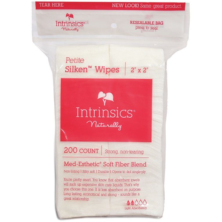Intrinsics Petite Silken Wipes - 2"x2", 4-ply Blend of Soft Fibers, 200 Count 2 x 2 Inch - $14.95