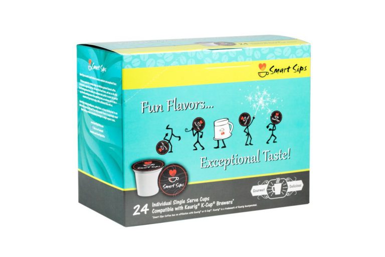 Smart Sips, Flavor Lovers Coffee Variety Sampler Pack, Chocolate Peanut Butter, Blueberry Cinnamon Crumble, Cinnamon Roll, French Vanilla, Hazelnut, Southern Pecan - for Keurig K-cup Machines - $19.95