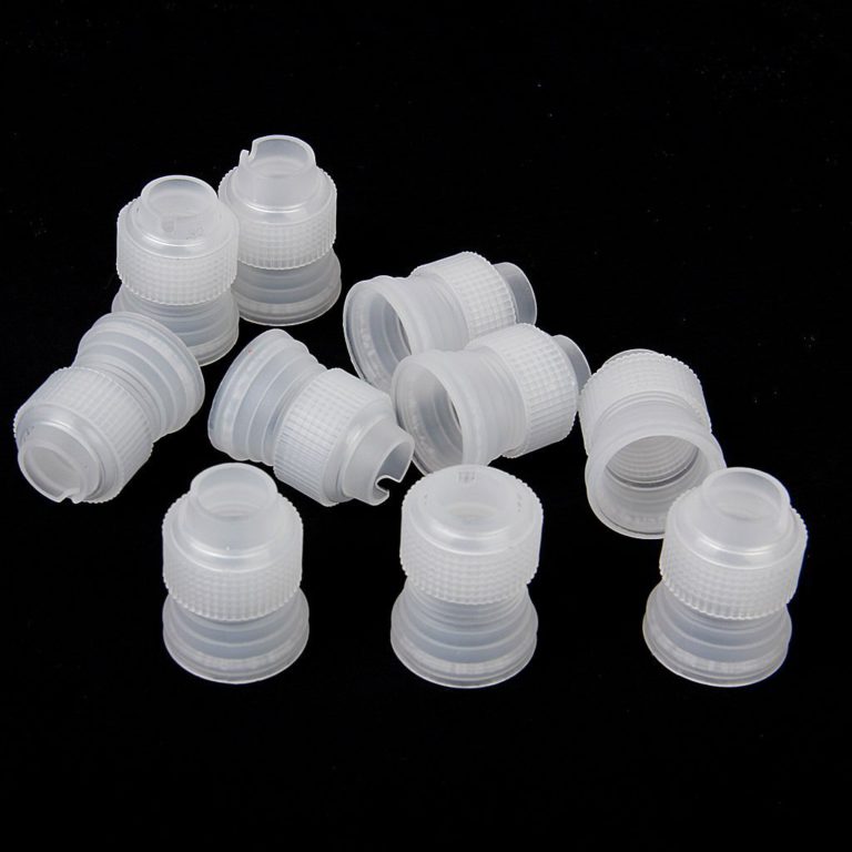 CJESLNA 10pcs Coupler Adaptor Icing Piping Nozzle Bag Cake Flower Pastry Decoration Tool Small Size - $10.95