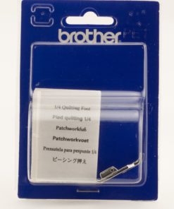 Brother ¼ Inch Piecing Foot for Quilting and Topstitching, SA125, Silver - $14.95