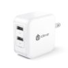 iClever USB Wall Charger, BoostCube 24W Dual Port Charger with SmartID Technology and Foldable Plug, for iPhone Xs/XS Max/XR/X/8 Plus/8/7 Plus/7/6S/6 Plus, iPad Pro Air/Mini, Samsung S4/S5 and More White Standard Packaging - $48.95