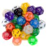 25 Pack of Random D12 Polyhedral Dice in Multiple Colors by Wiz Dice - $35.95