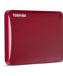 Toshiba Canvio Connect II 1TB Portable Hard Drive, Red (HDTC810XR3A1) Classic - $126.95