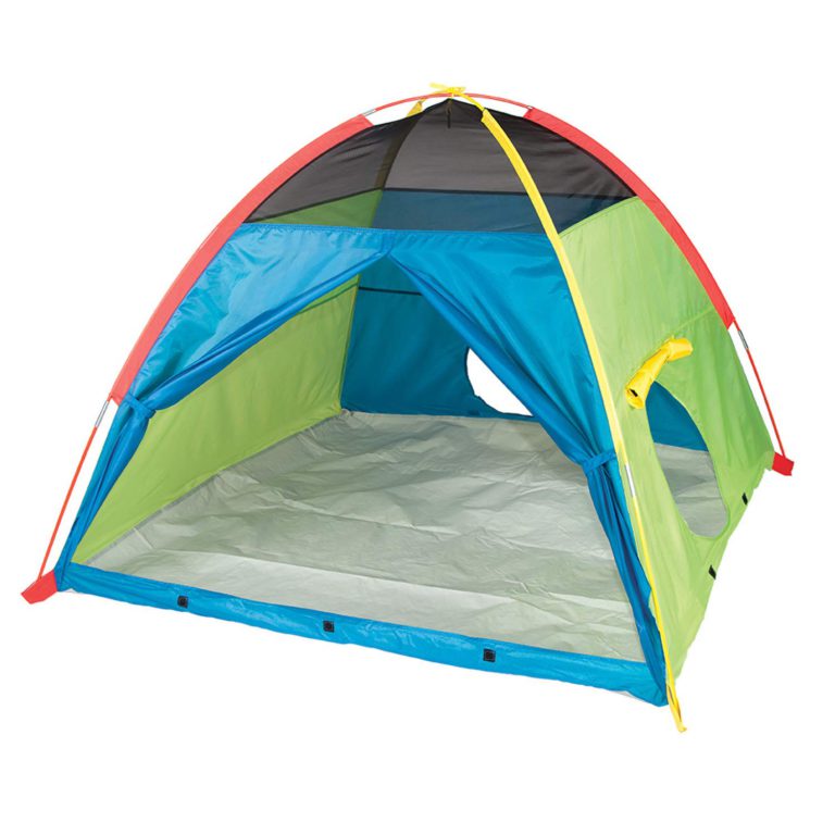 Pacific Play Tents 40205 Super Duper 4 Kids Playhouse Tent - 58" x 58" x 46" - $24.95