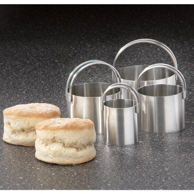 RSVP Endurance Stainless Steel Set of 4 Biscuit Cutters, Plain Edged Round - $15.95